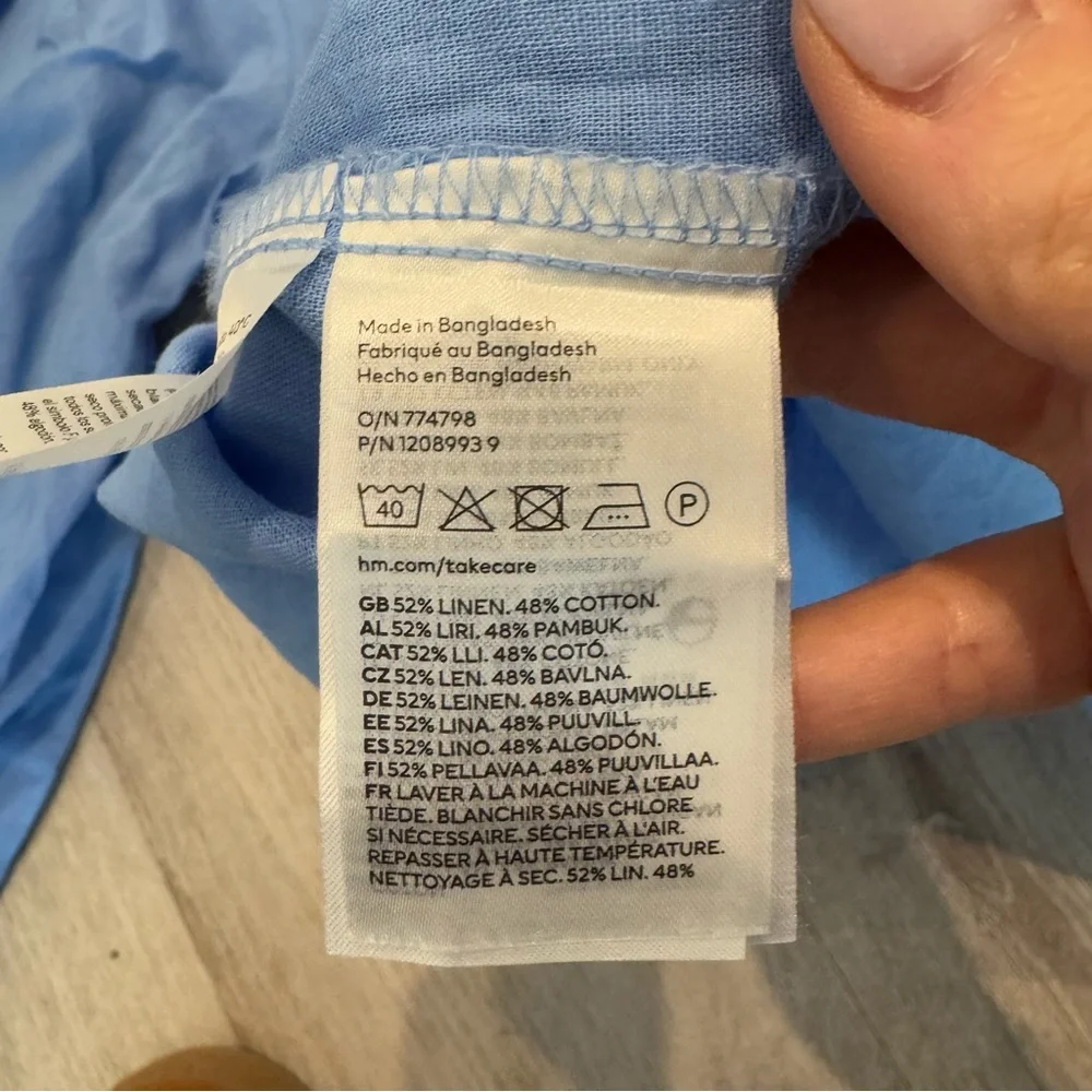 H&M linen dress NWT - Picture 6 of 8